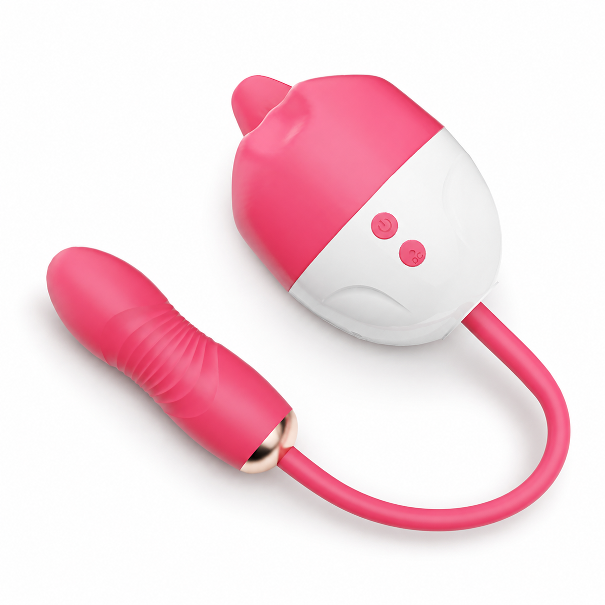 Telescopic Licking & Thrusting Egg Vibrator