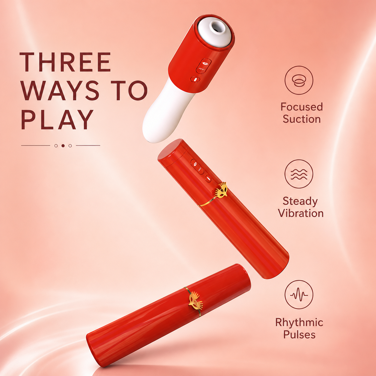 Domebaby Lipstick Pulse Vibrator