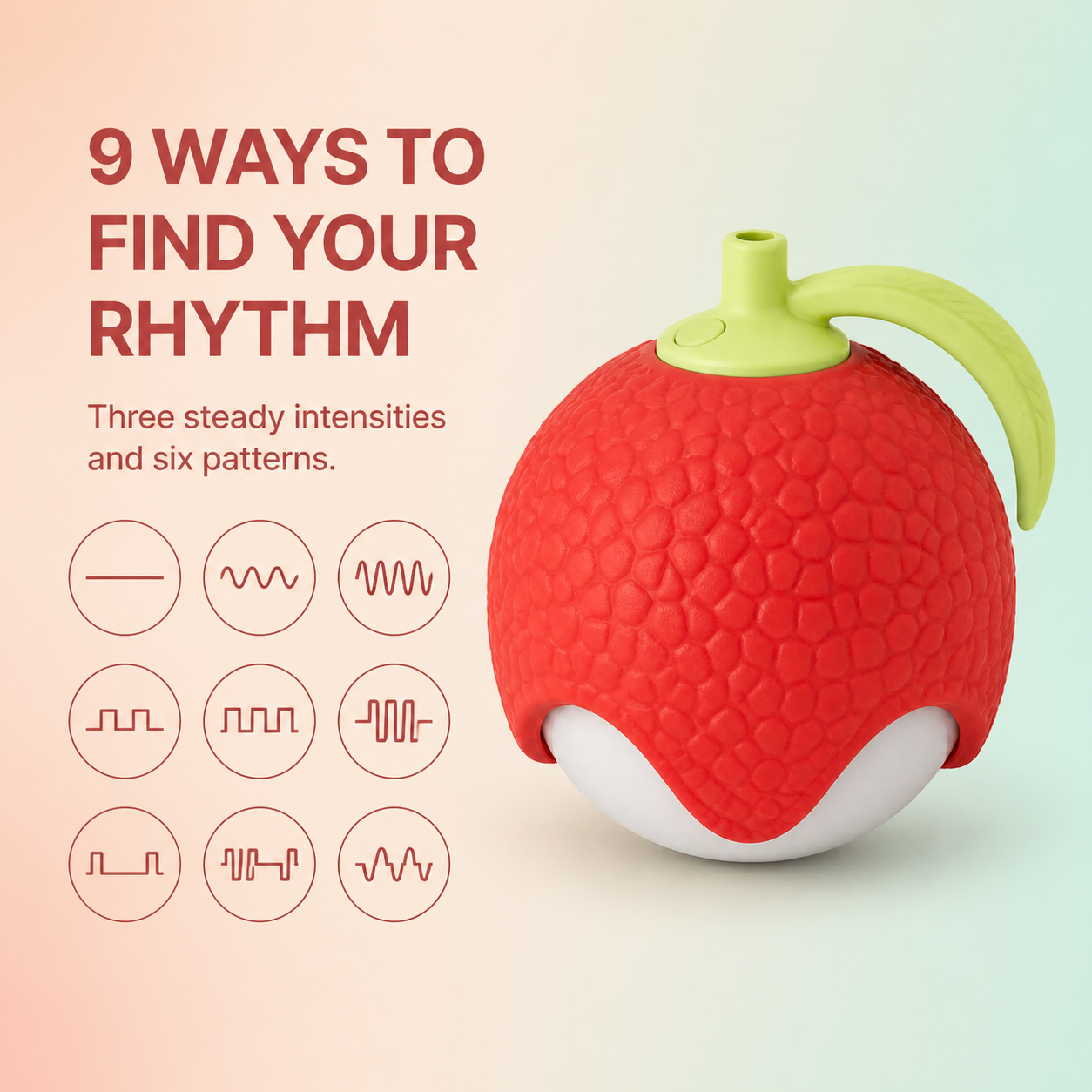 Lychee Mini Bullet Vibrator – 9 Modes