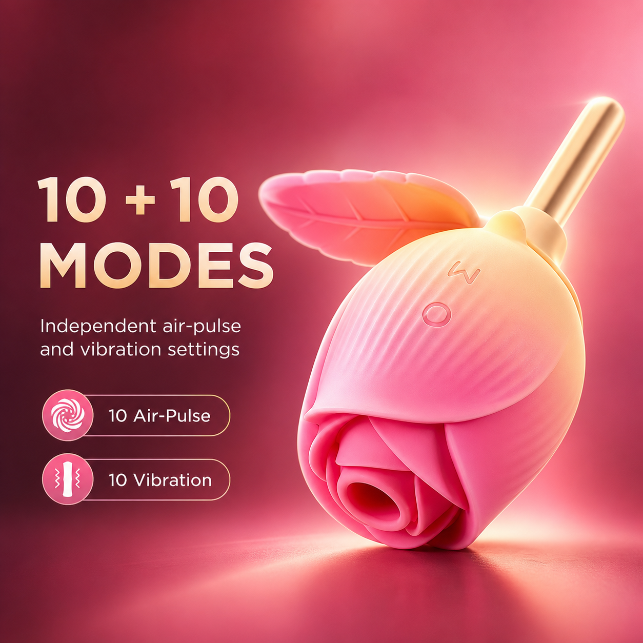 Rose Clitoral Suction & Vibration Stimulator