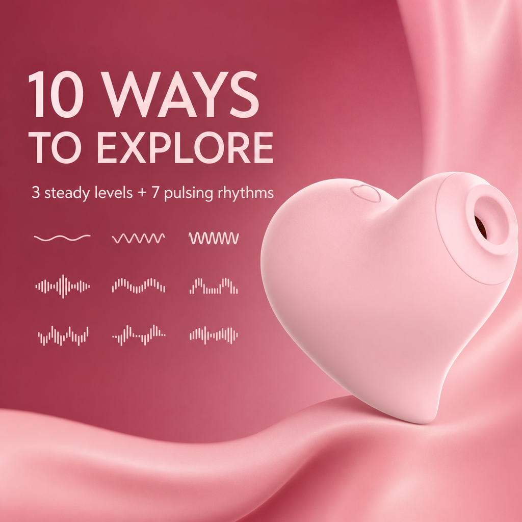 Sweet Heart Clitoral Suction Stimulator – 10 Modes