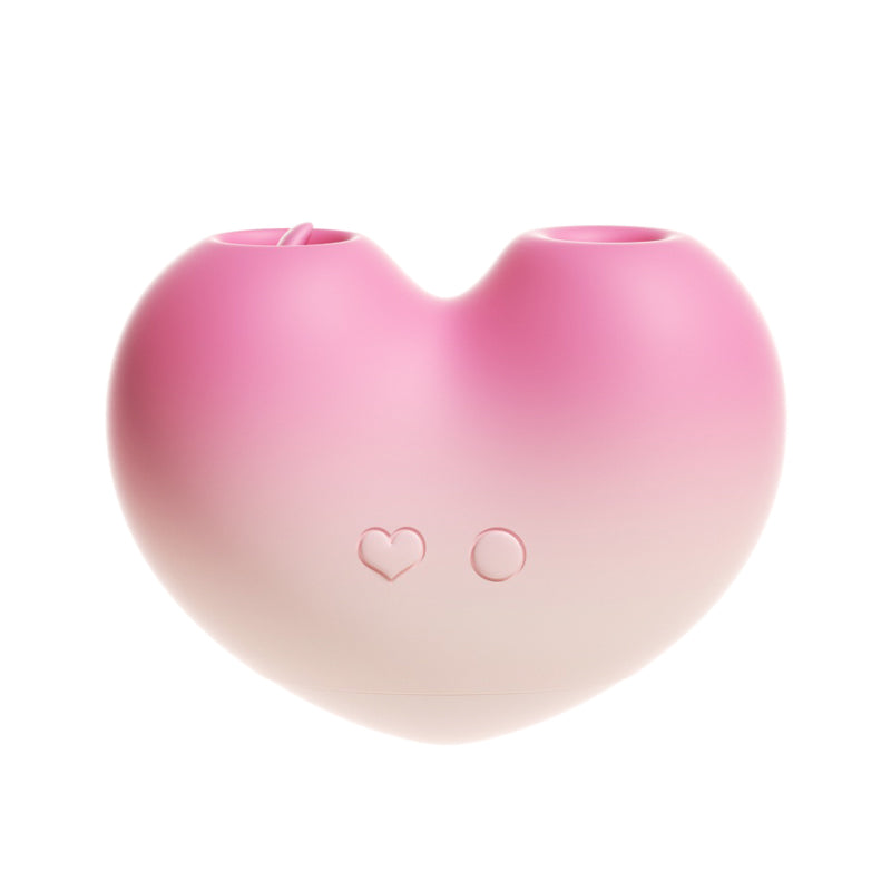 Peach Dual-Action Suction & Licking Stimulator – App Control
