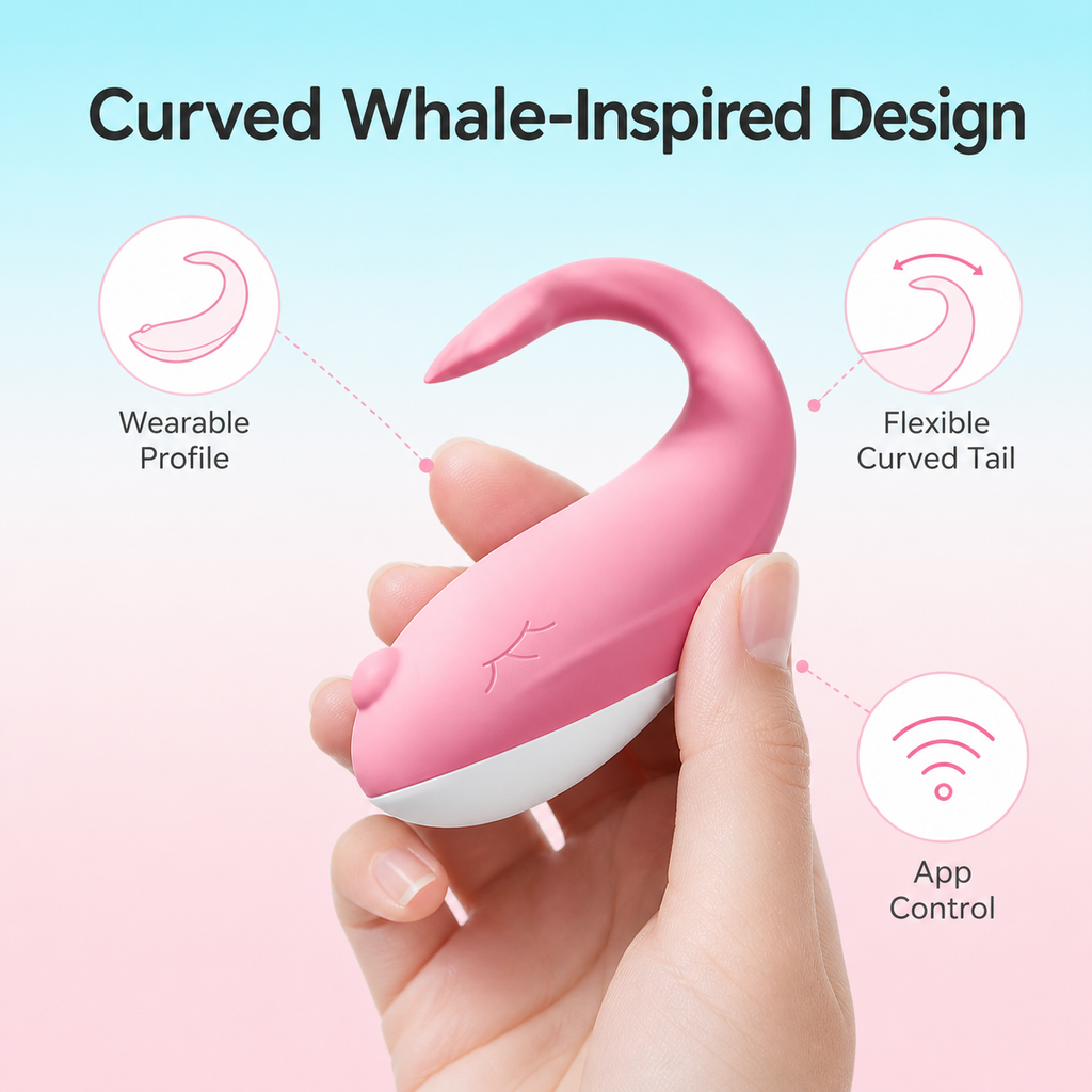 Whale Remote-Controlled Wearable G-Spot Vibrator