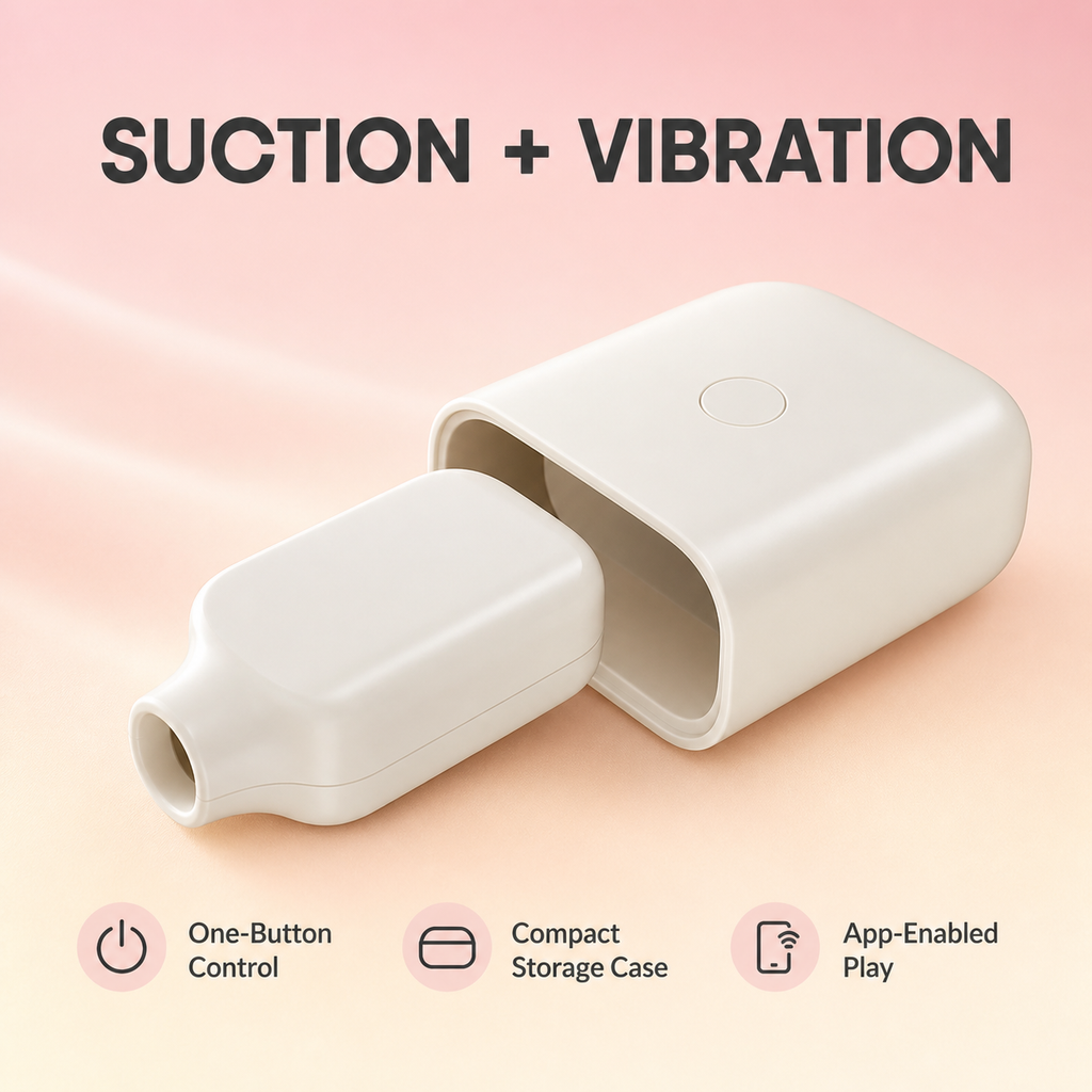 Sushi Suction Earbud Vibrator – App Control