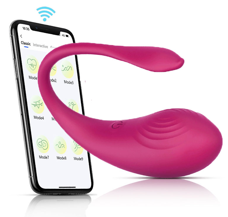 App-Controlled Mini Wearable Vibrator – 9 Modes