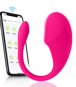 App-Controlled Silicone Wearable Egg Vibrator – 9 Modes