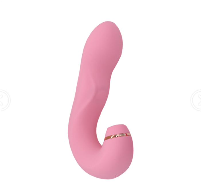 Dual-Stimulation Clitoral Suction and G-Spot Tapping Vibrator